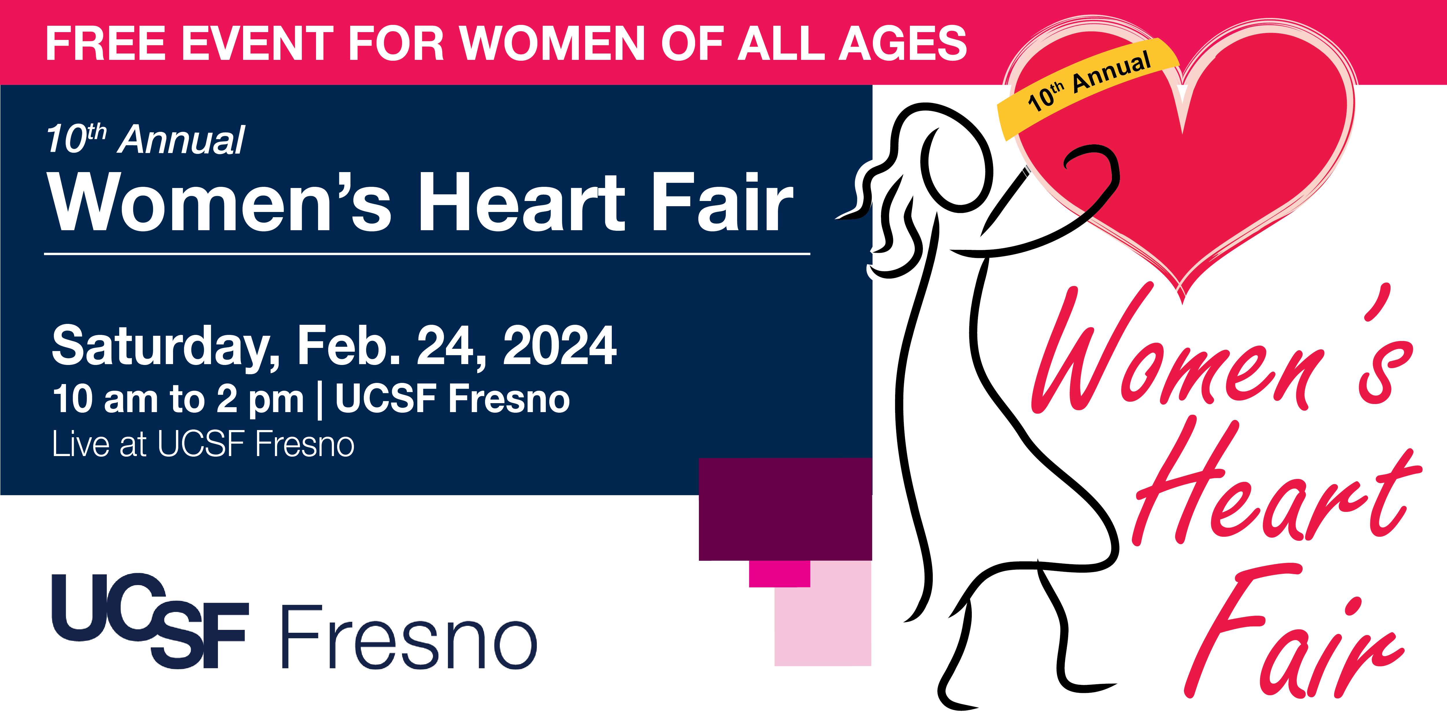 10th Annual Women's Heart Fair Flyer