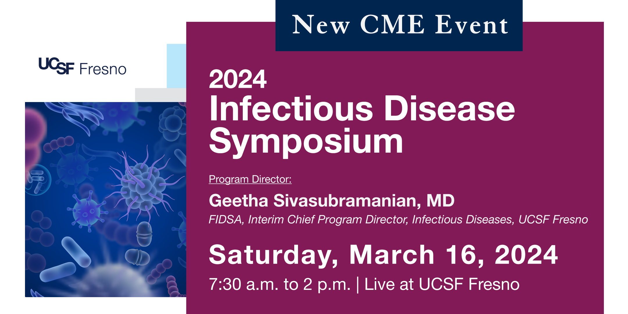 Infectious Disease Symposium Event Flyer Header