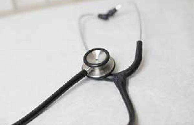 a stethoscope sitting on a counter
