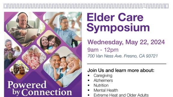 Alzheimer's Elder Care Symposium Event Flyer