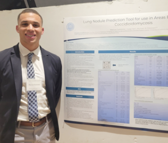 SJV PRIME student Marcus Cummins at the 67th Coccidiomycosis Study Group meeting