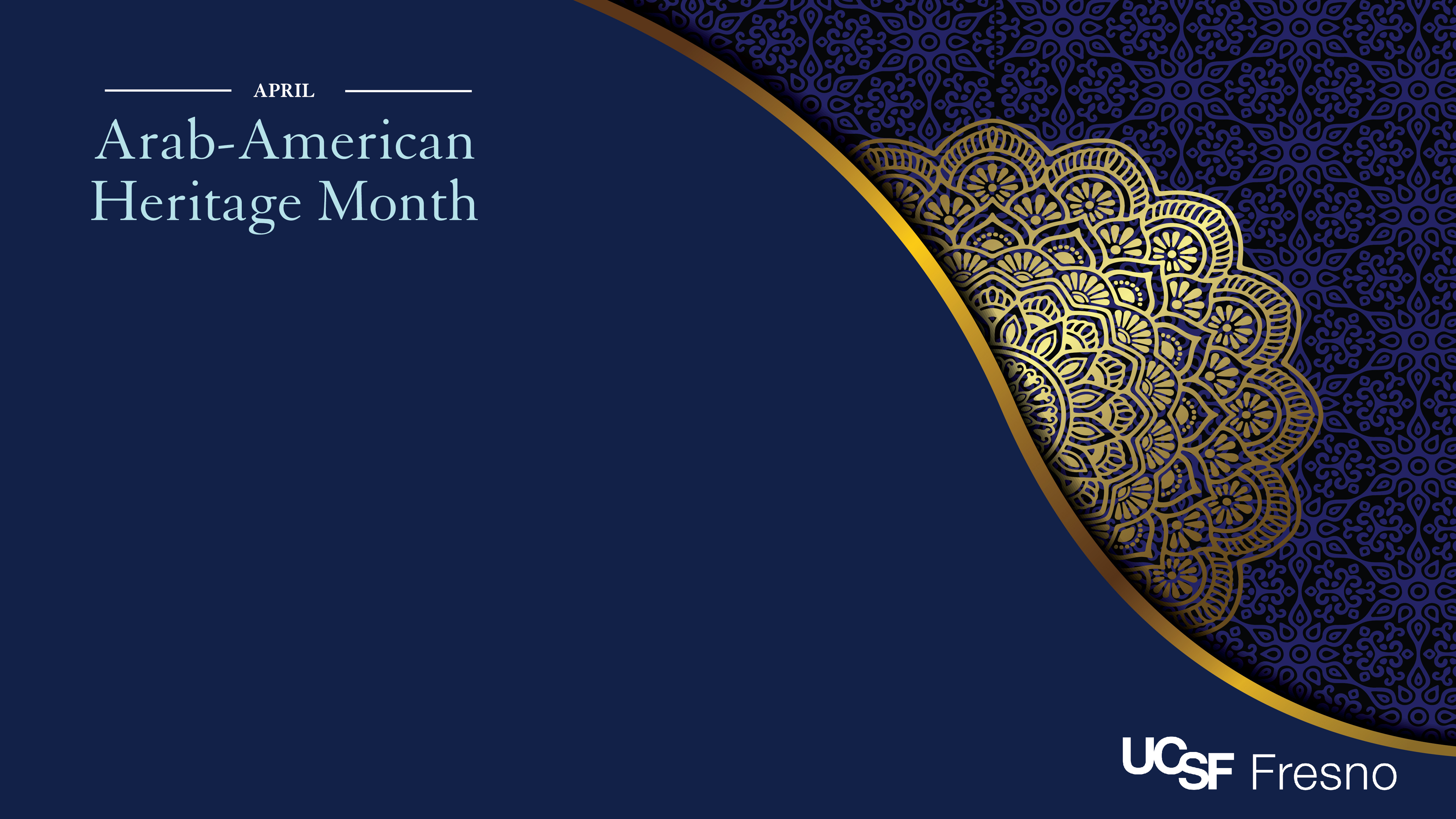 Arab American Heritage Month Zoom Background