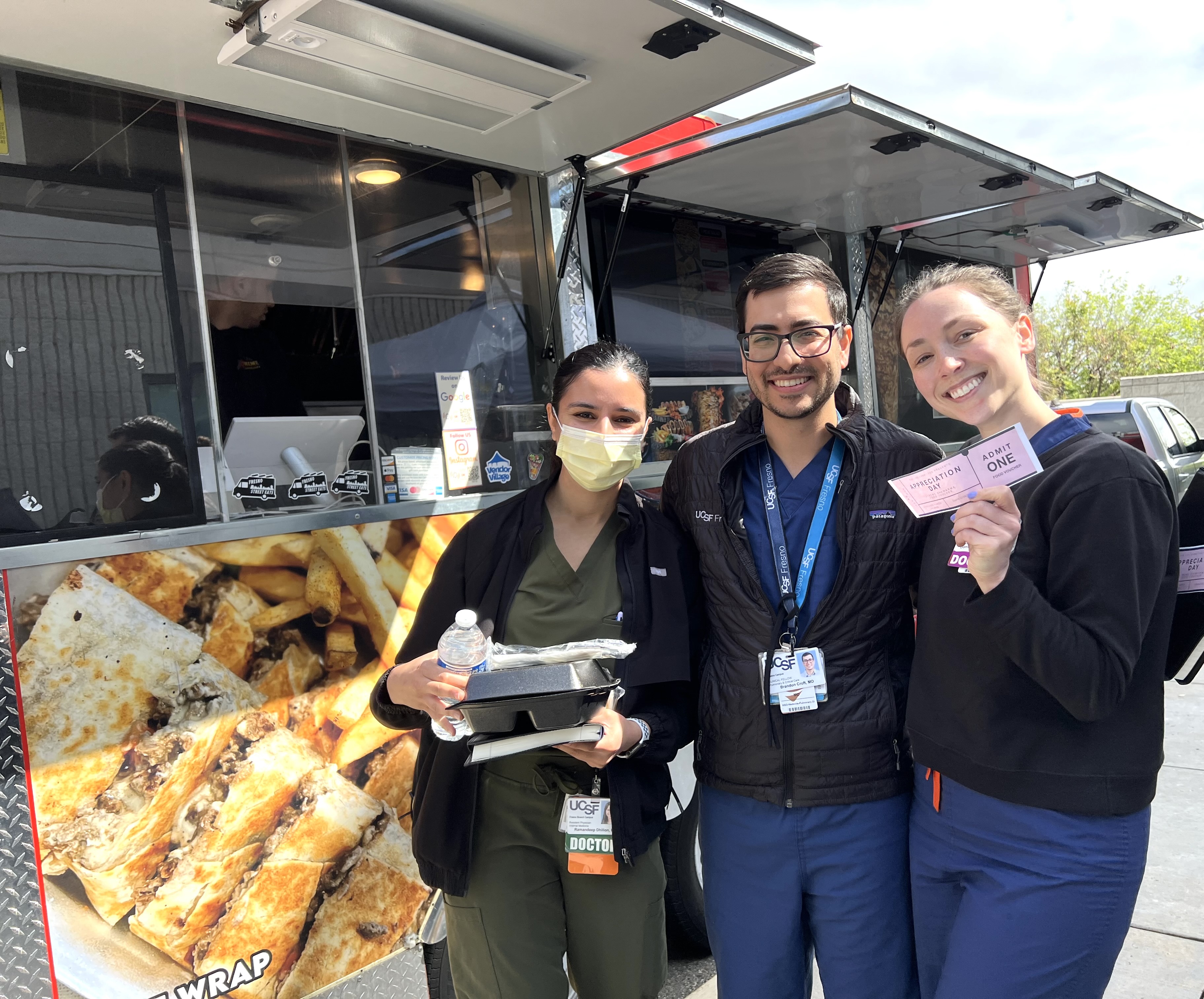 Group of UCSF Fresno People participating in Anchor Day festivities.