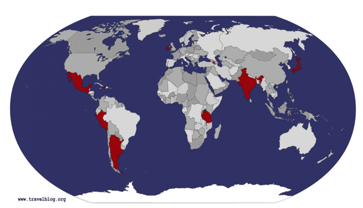 world map