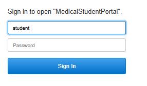 Screenshot example of how to log in for first time applicants.