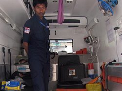 EM ambulance in Nepal